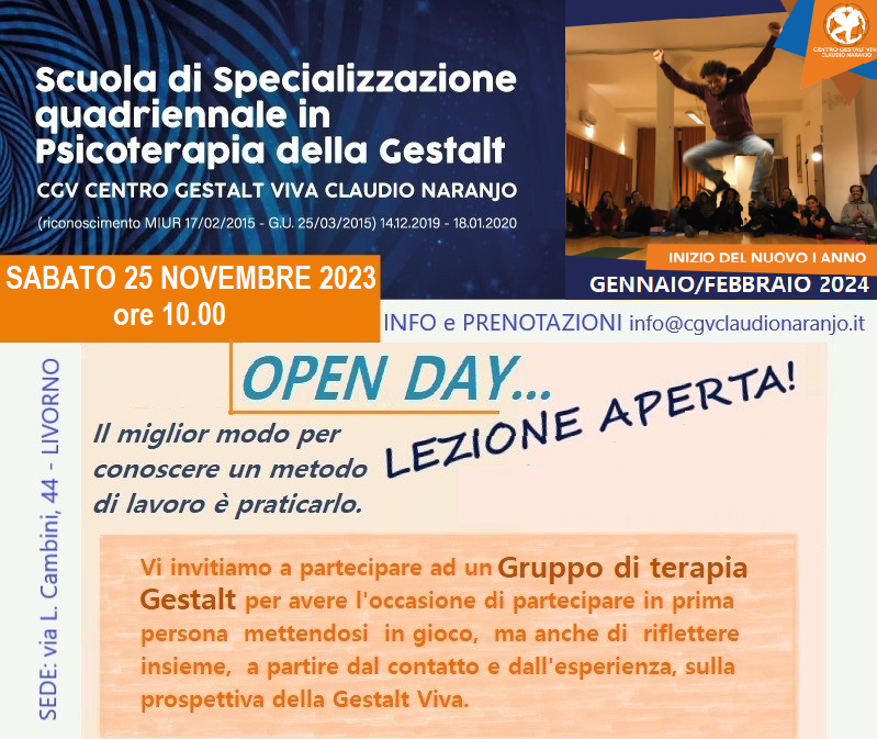 sabato 25 NOVEMBRE 2023_NUOVO OPEN DAY 