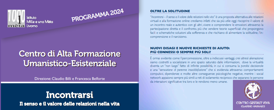 PROGRAMMA 2024 Centro Gestalt Viva